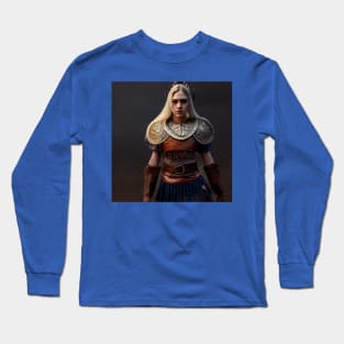 Viking Shield Maiden Long Sleeve T-Shirt